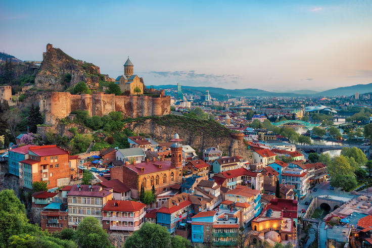 Tbilisi city centre, Georgia