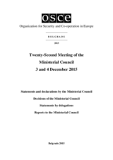 Final Document of the Twenty-Second Meeting of the Ministerial Council, Belgrade, 3-4 December 2015