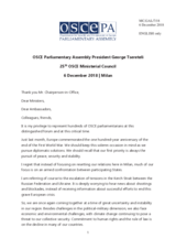 Statement by H.E. George Tsereteli, President