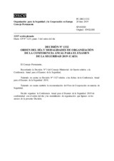 Decisión Nº 1332 del Consejo Permanente