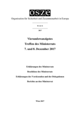 Final Document of the Twenty-Forth Meeting of the Ministerial Council,Vienna, 7-8 December 2017
