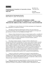 Document Nr. 1, Ministerial Statement on the Negotiations on the Transdniestrian Settlement Process in the "5+2" Format