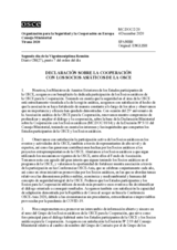 Document No.2/20 - DECLARATION ON CO-OPERATION WITH THE OSCE ASIAN PARTNERS