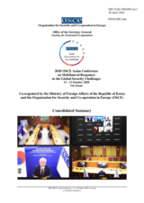 Consolidated Summary 2020 OSCE Asian Conference
