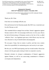 Statement by H.E. Jesper Møller Sørensen, State Secretary for Foreign Policy