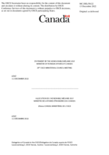 Statement by H.E. Mélanie Joly, Minister of Foreign Affairs