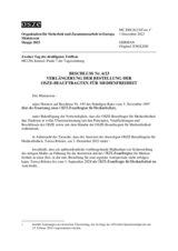 DECISION No. 6/23 EXTENSION OF THE APPOINTMENT OF THE OSCE REPRESENTATIVE ON FREEDOM OF THE MEDIA