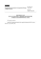 DECISION No. 1/24, TIME AND PLACE OF THE NEXT MEETING OF THE OSCE MINISTERIAL COUNCIL