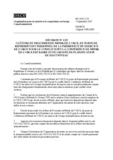 DECISION No. 1/25, CLOSURE OF THE OSCE MINSK PROCESS, PERSONAL REPRESENTATIVE OF THE OSCE CHAIRPERSON IN OFFICE ON THE CONFLICT DEALT WITH BY THE OSCE MINSK CONFERENCE AND THE HIGH-LEVEL PLANNING GROUP