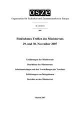 Madrid Ministerial Council Document (de)