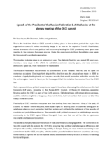 Statement by H.E. Mr. Dmitry Medvedev, President, Russian Federation