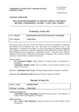 Detailed Programme