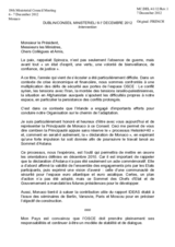 Statement by H.E. Mr. Claude Giordan, Permanent Representative to the OSCE