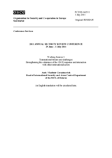 Statement by Amb. Gerasimovich, Head of International Security and Arms Control Department, Belarus