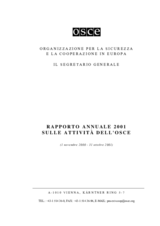 OSCE Annual Report 2001 (it)
