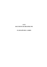 El Desafio del Cambio