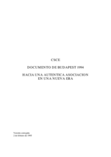 Hacia una Autentica Asociacion en una Nueva Era