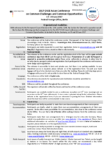 Organizational modalities